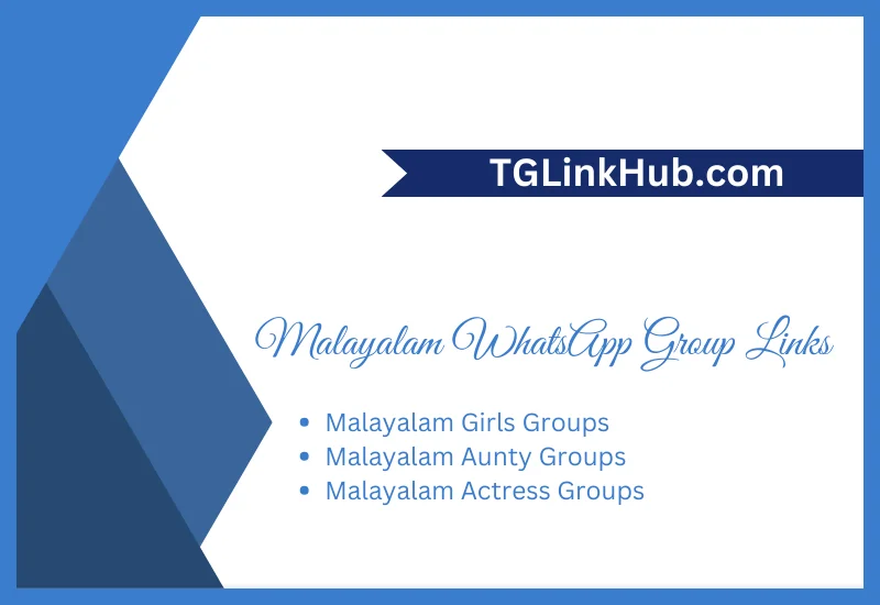 Malayalam WhatsApp Group Links